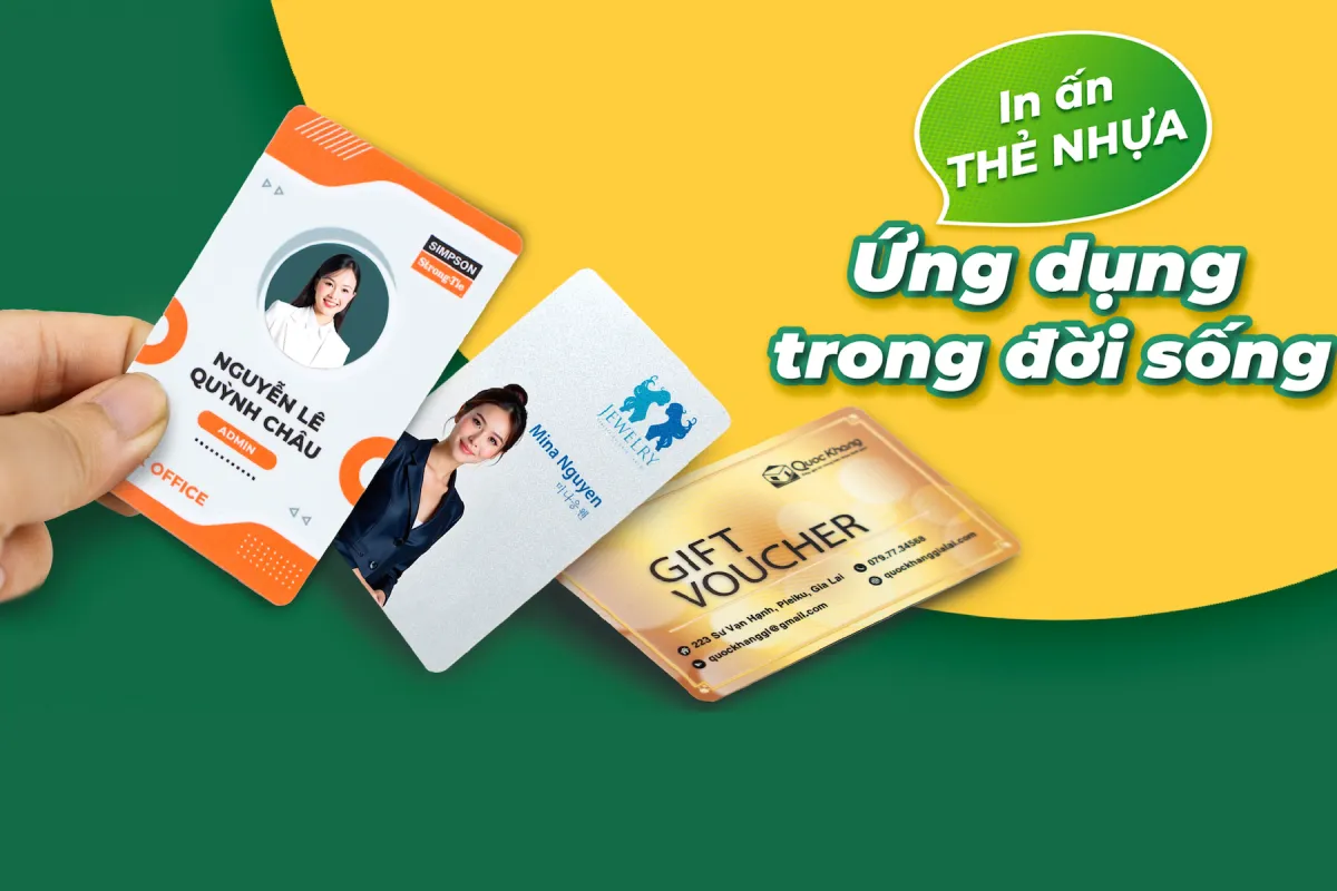 In thẻ nhựa PVC bền đẹp, ứng dụng đa dạng cho doanh nghiệp và cá nhân